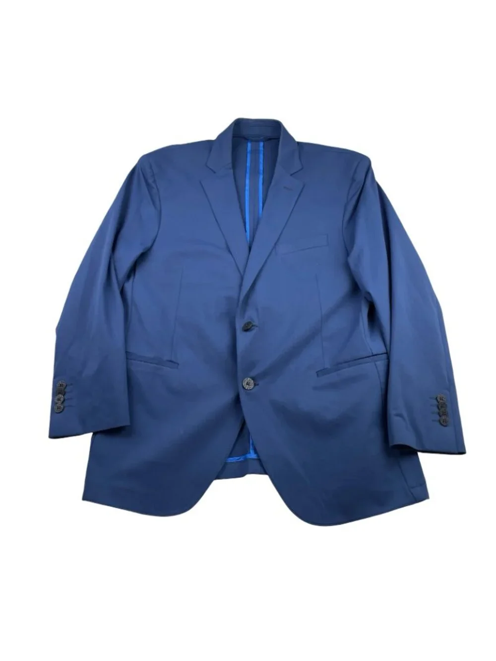Twillory Men’s Performance Stretch Travel 2-Button Blazer Blue • 42S US